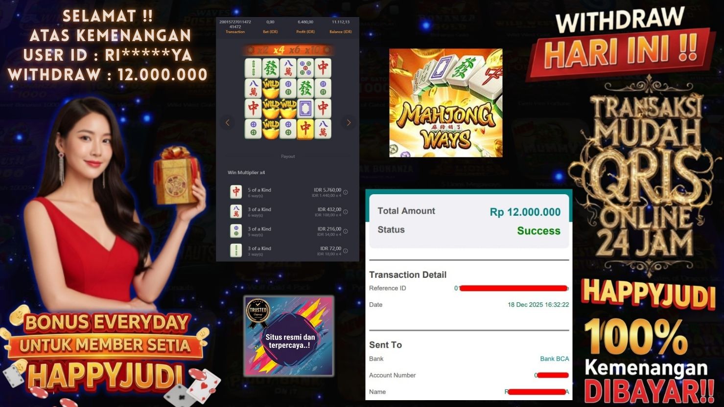 HAPPYJUDI JACKPOT SLOT MAHJONG WAYS